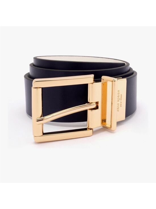 kate spade Accessories - Kate Spade Classic Genuine Leather 1”Reversible Belt Black/Ivory Sz Large L NWT